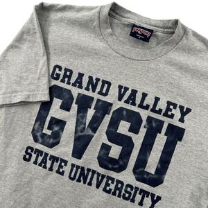 VTG 90s JanSport Grand Valley State University GVSU T-Shirt Mens Large Gray USA
